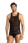 Anais for Men – Tank Top aus transparentem Netz