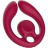Snail Vibe Gizi Duo – Paarstimulator mit Fernbedienung, Burgund