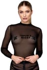 Noir Handmade Troublemaker – Top in Schwarz