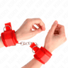 Kink – Handgelenkfesseln, Rot, aus Neopren