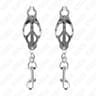 Kink Clover – japanische Nippelklemmen mit Haken für Gewichte