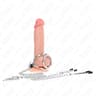 Kink Dreifach-Penisring aus Chrom – mit Kette und Brustklemmen