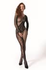 Passion BS 107 – Bodystocking aus Netz mit Spitze