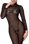 Noir Handmade Troublemaker – Catsuit in Schwarz