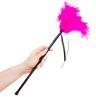 Secretplay Federkitzler – 40 cm mit Griffstab, pink